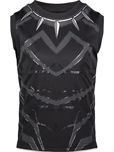 Image of Marvel Avengers Black Panther Toddler Boys Sleeveless Athletic Tank Top and Shorts Set 2T
