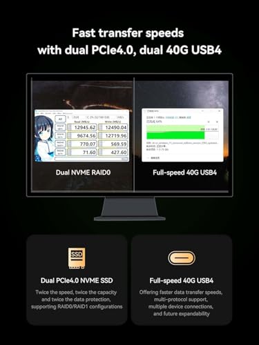 Image of MINISFORUM Mini PC Venus UM790 Pro AMD Ryzen 9 7940HS up to 5.2 GHz 32 GB DDR5 1TB SSD with AMD Radeon 780M, 4X USB3.2, 2X USB4, 2xHDMI 2.1, 2X PCIe4.0, Wi-Fi 6E /BT5.3, RJ45 2.5 G