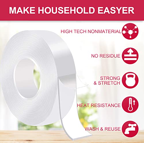 7m-Doppelseitiges-Klebeband-Extra-Stark-TransparentAbnehmbar-Spurlos-Double-Sided-Tape2-Rollen-Nano-Klebeband-Doppelseitig-Abloesbar-fuer-Teppich-Foto-Wand-Kueche-Zuhause-Auto - Sparfuchs24.io - Preisvergleich & Top Angebote Online