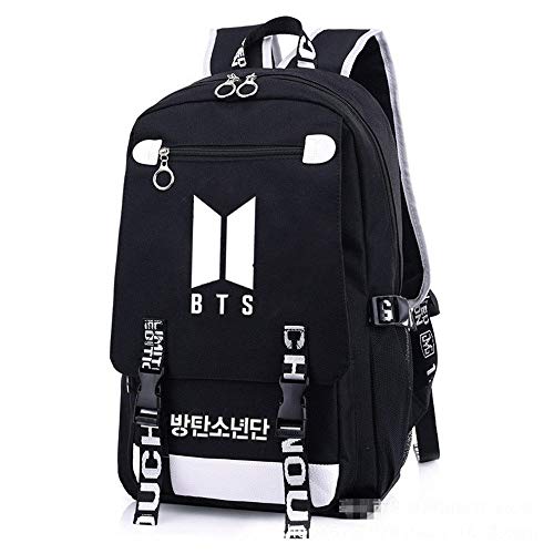 BTS C20 7T Mochila multiusos unisex ajustable para portátil