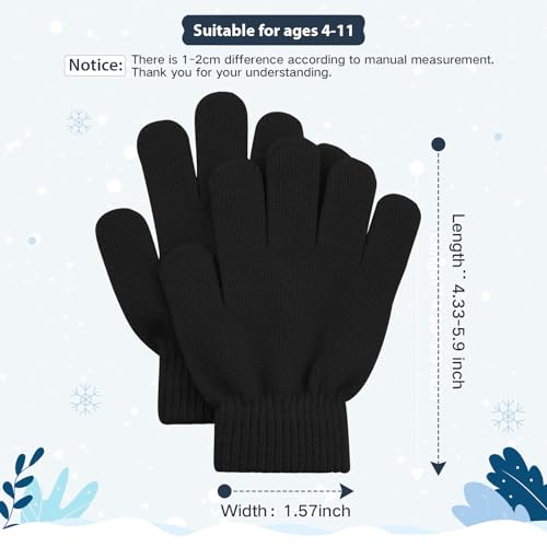 American Trends Toddler Magic Gloves Kids Winter Gloves Toddler Warm Mittens Kids Knitted Mittens for Baby Boys Girls3
