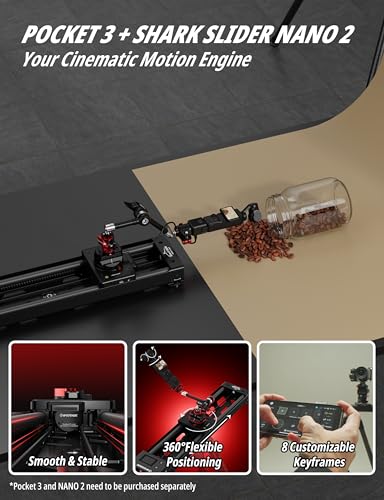 Image of IFOOTAGE Pocket 3 Adapter for Shark Slider Nano 2 with 11 inch Arm