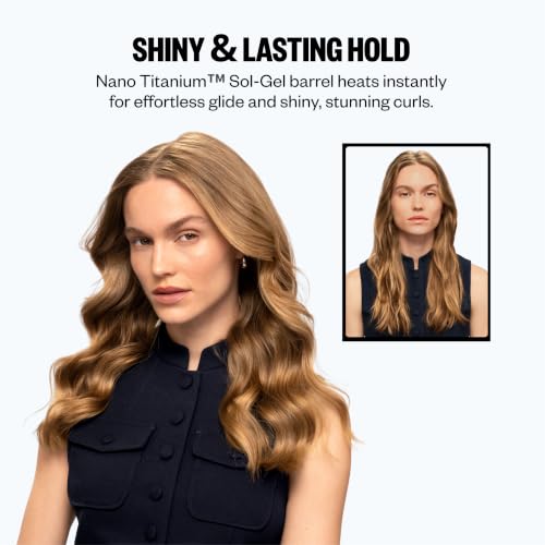 Image of BaBylissPRO Nano Titanium Spring Curling Iron, Professional Hair Wand, Tool for Stylists, Nano Titanium Technology for Tight Curls or Loose Waves