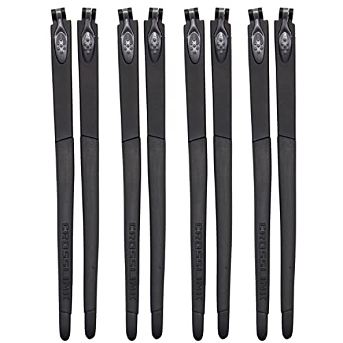 Pieds de cadre caoutchouc noir pour remplacer manchons lunettes Oakleys Crosslink Pitch