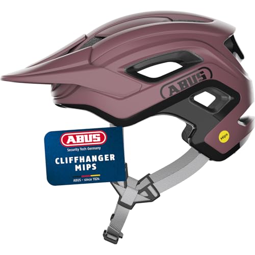 Casco ABUS Cliffhanger MIPS con grandes orificios de ventilación color rojo M