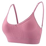 Sujetador Deportivo para Mujer, cómodo, de Secado rápido, Anti Golpes, para Fitness, Yoga y Correr, sin Marcas, Ideal para Entrenamientos intensos