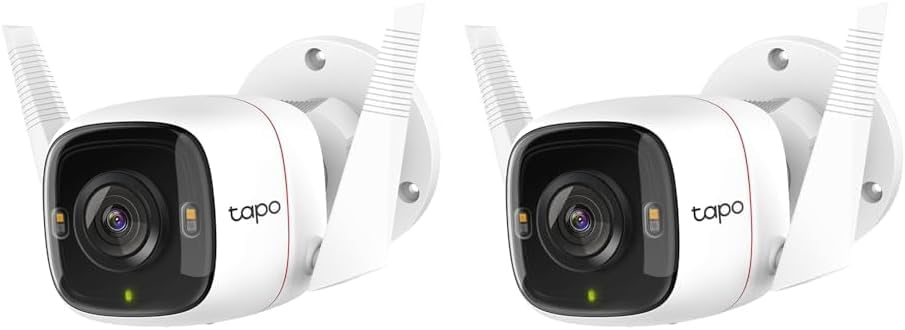 Tapo TP-Link C320WS – Outdoor/Indoor WiFi Surveillance Camera, 2K...