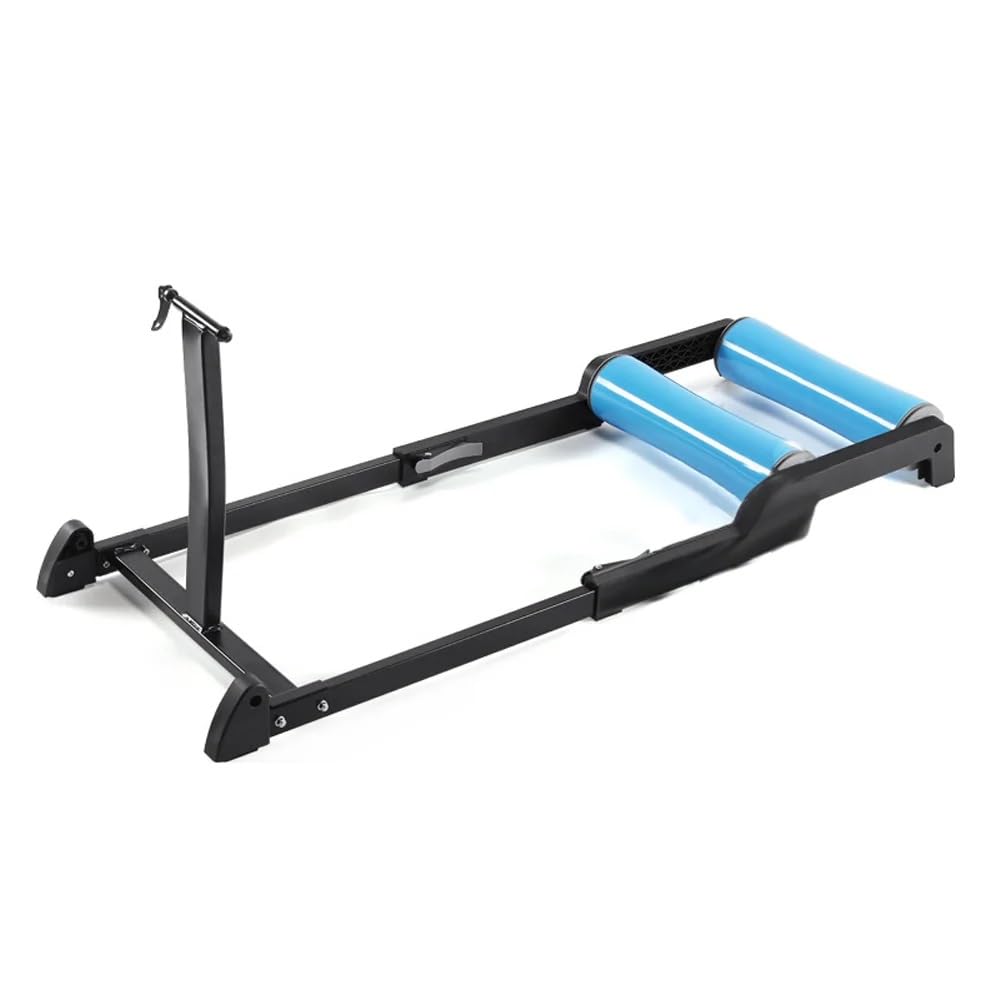 Rouleau d'entraînement Roll&Ride. Trainer Stand magnétique Rouleau d'entraînement vélo à la Maison en Acier. Training Stand Roues 24/29". Charge maximale 120 kg. Ancrage par Fourche Quick