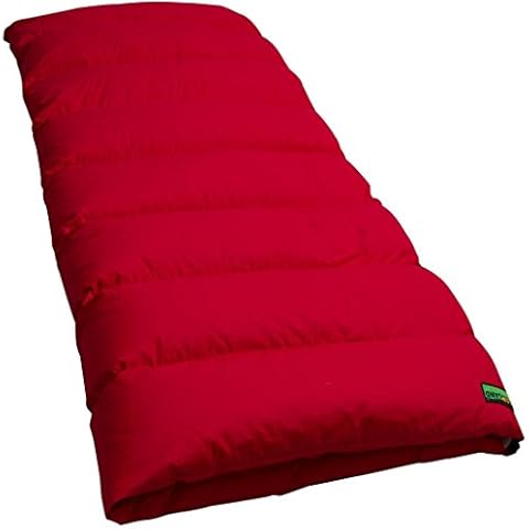 LOWLAND OUTDOOR Companion Economy Down Sleeping Bags, Red, 210 x 80 cm Cover