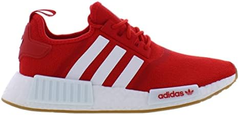adidas Originals Mens NMD_R1 Fashion Shoes (Red/White, 8) | Image 2