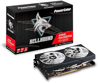 PowerColor Hellhound AMD Radeon RX 6600 Graphics Card with 8GB GDDR6 Memory