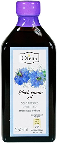 Aceite de comino negro crudo prensado en frío Ol'Vita 250 ml