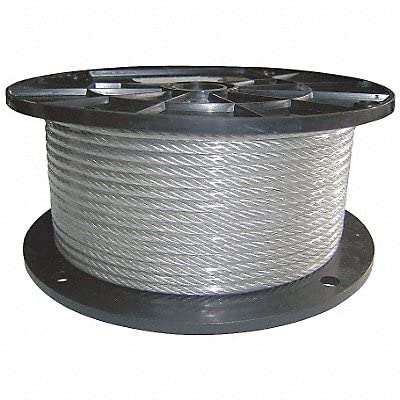 Cable,1/16 in,25 ft,7 x 7,Vinyl