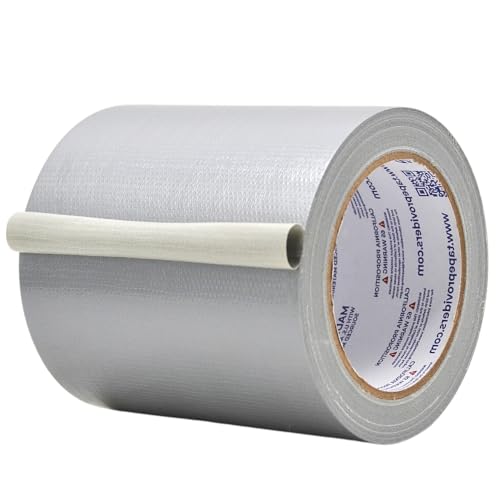 Image of MAT Duct Tape Silver (Gray) Industrial Grade, 5 inch x 60 ft. Waterproof, UV Resistant for Crafts, Home Improvement, Repairs, & Projects