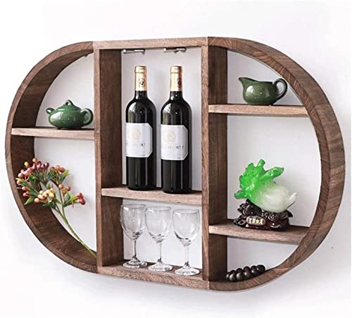 Soporte de vino de madera para pared 90x58x9.5 cm miniatura 6