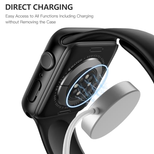 Image of Misxi 2 Pack Screen Protector Case for Apple Watch Series 12 42mm