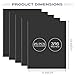 Golden State Art 25 Pack 11x14 Foam Boards 3/16Inch Thickness Black Foam Poster Boards for Presentation Signage Sheet for School Crafts Office Art Projects