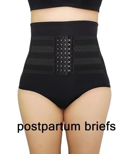 High Waisted Postpartum Compression Briefs Tummy Control Shorts C Section Recovery Shapewear2