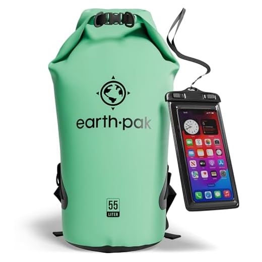 How to attach luggage to a single-stem rolling bag Earth Pak Waterproof Dry Bag Backpack