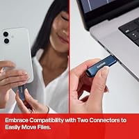 SANDISK Phone Drive für iPhone 128 GB, USB-C Flash-Laufwerk 2-in-1 – Ansicht 3