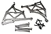 C31618GREY Billet Machined Wing Mount Kit for Losi 1/5 Desert Buggy XL-E