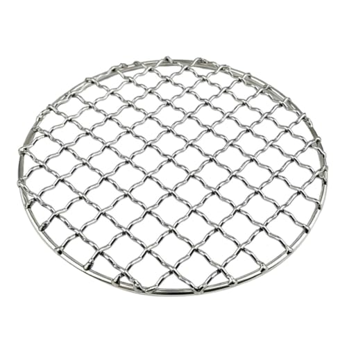 VICASKY Stainless Steel Barbecue Grill Sheet Durable Heat Resistant Mesh Grid for Camping Outdoor Cooking and BBQ Accessories for Steaks Fish Vegetables and More
