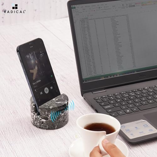 Radicaln Marble Phone Holder Green Onyx 3.5" Inches Handmade iPhone Stand for Desk, Ipad Stand for Office Desk Accessories, Phone Holder with Speaker by Radicaln - Image 3