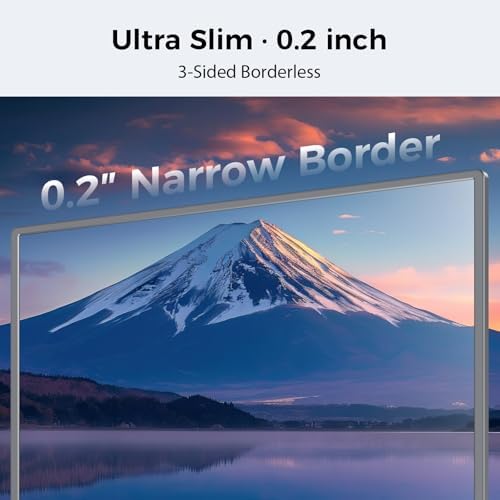 KYY Portable Monitor for Laptop, Travel Monitor with Stand Support Two Mode — view 4