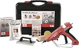 STUBAI WoodRepair Holzreparatur Satz PROFI mit Astfüller-Pistole 300W, Kompaktbeutel Mix 1, Kühleisen & Handhobel