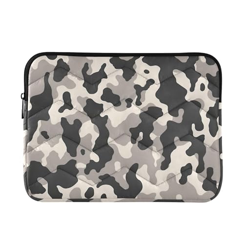 Funda para portátil 13-14 pulgadas estampado vaca blanco y negro