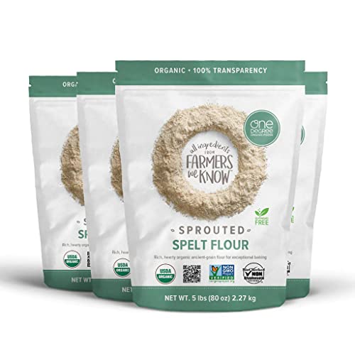 Organic Sprouted Spelt Flour, 80Oz (5 Lb) #TOP13