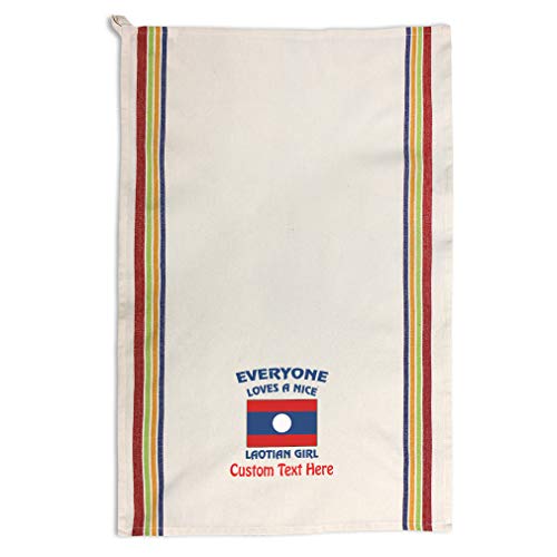 Custom Decor Kitchen Towels Everyone Loves A Nice Laotian Girl Laos Countries Countries