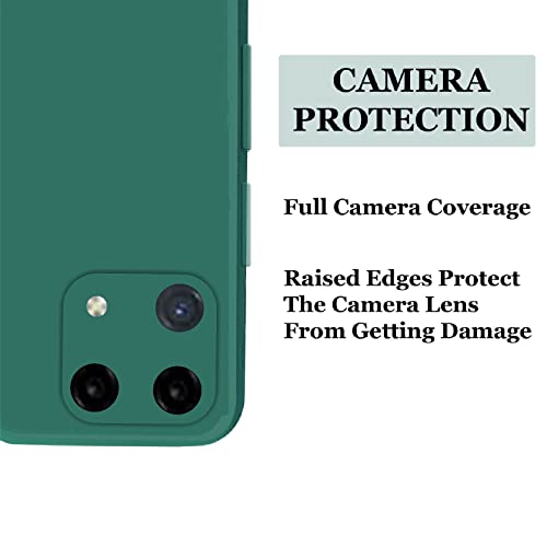 Image of A rtistque Back Cover Case for Realme C21Y / Realme C25Y with Camera Protection | Shockproof TPU | Stylish Protective Design | Slim Fit | Ultra Matte | Realme C21Y / Realme C25Y Back Cover - Green