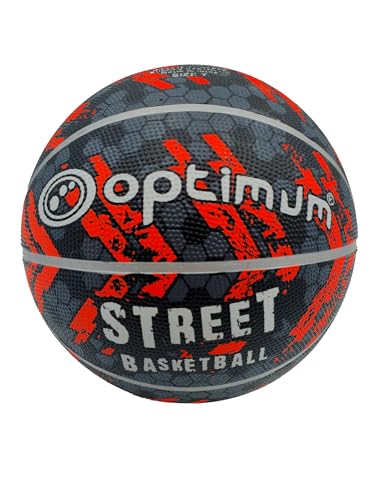 Optimum STREET BASKETBALL - BLACK/ORANGE - SIZE 7