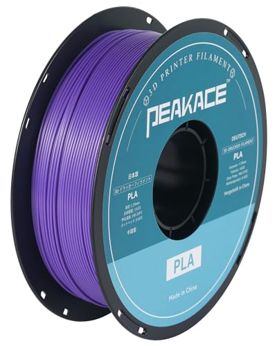 PEAKACE PLA 3D Printer Filament 1.75mm, High Fluidity, No Clogging, High-Speed Printing,...