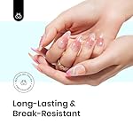 Beetles 9 in 1 Nail Glue Gel for Nail Tips and Clear Acrylic Nails Long Lasting, Curing Needed UV Extension Glue for False Nail Tips and Press on Nails - Image 4