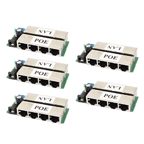 Inyector PoE Lon0167 de 4 puertos para cámaras IP y puntos de acceso con estándar IEEE 802.3af miniatura 1