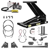 Dexter PH416 Hydraulic Scissor Hoist Kit – 6 Ton (12,000 lb) Dump Trailer Lift for 10’-14’ Beds with KTI Single/Double Acting Hydraulic Pump | Standard Kit