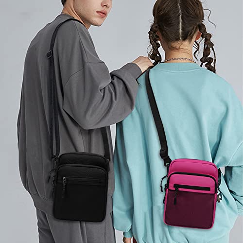 Lohol Small Messenger Bag For Men Women, Water Resistant Adjustable Cross Body Bag Shoulder Bag For Travel Sports (Camo Green) #TOP6