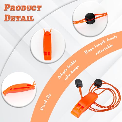 6Pcs-Emergency-Whistles-with-Lanyard-Survival-Whistles-Loud-Safety-Whistle-Marine-Whistle-with-Adjustable-Reflective-Lanyard-Super-Loud-Floating-Whistles-for-Emergency
