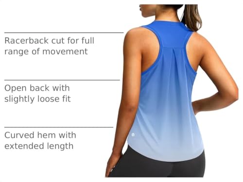 Image of G Gradual Women's Workout Tops Racerback Athletic Tank Tops