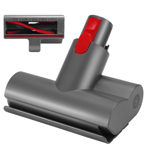 AiLomey Mini Turbo Brosse pour Dyson V7, V8, V10, V11, V15 - Brosse Motorisée Antíacariens, Tête de Brosse de Remplacement pour Matelas et Tissus d'Ameublement