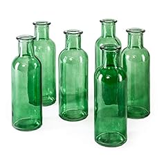 Green, Large, Set of 6