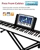 NikoMaku Piano Keyboard 88 Keys with Bench and Stand, Semi weighted Portable Digital Piano for Beginners, SWAN-S White, with Headphones, Stickers, Carrying Case #5