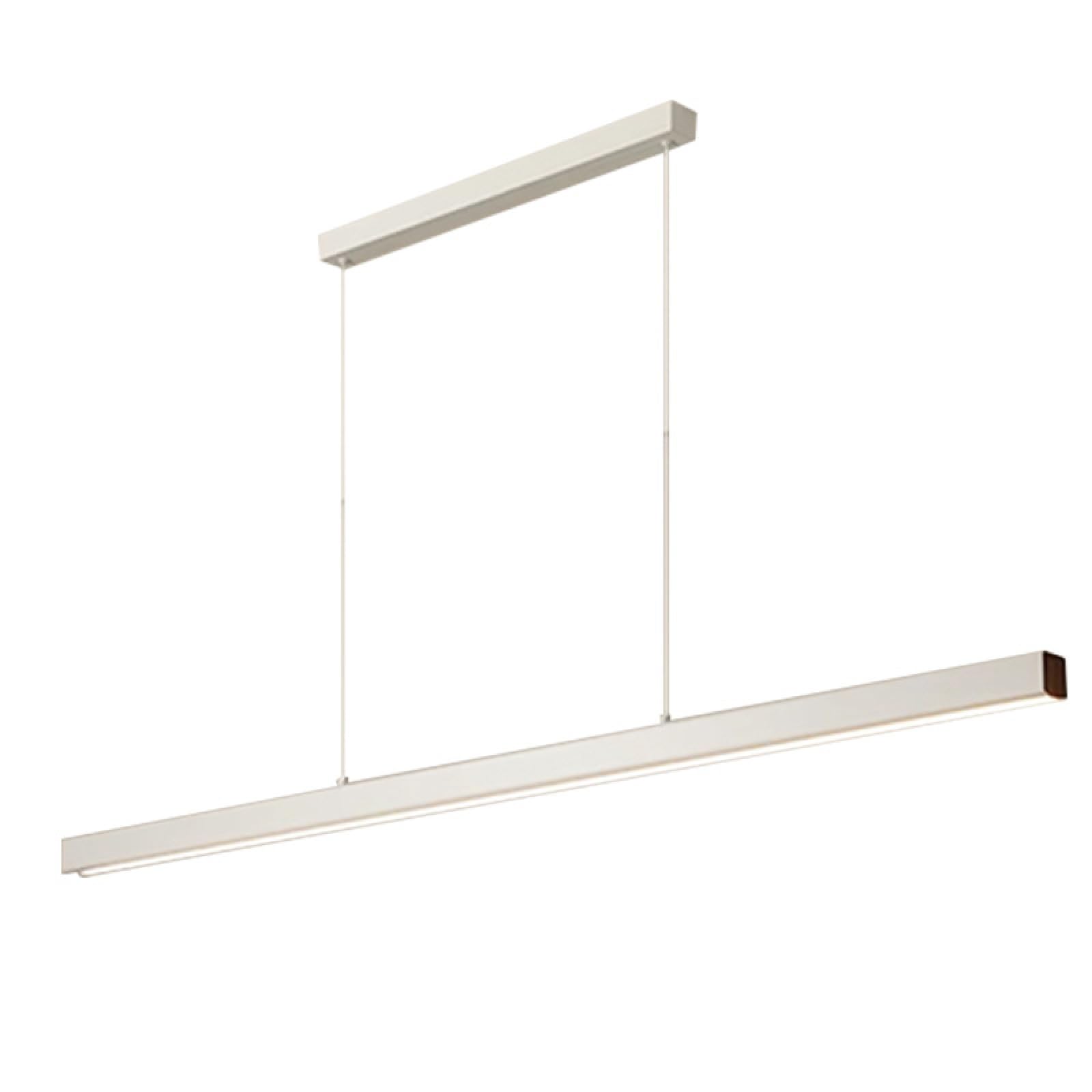 KXEcoLife LED Linear Pendant Light, Adjustable Pool Table Lamp, Kitchen Island Ceiling Fixture, Tricolor Dining Room Lighting, Modern Office Hanging Sleek Illumination Design