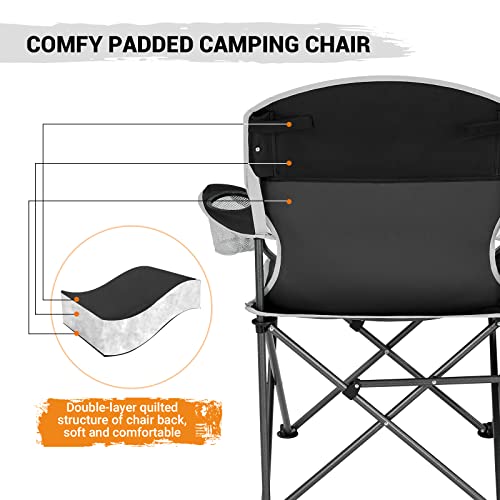Fundango 9C2215 Usvc Camping Chair, Oversized, Black-2 #TOP6