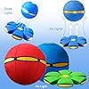 Peocryy Magic Bouncing Ball, Magic Flying Saucer Bouncy Ball, Pop up, Dual Form Freely Switchable Toy with 6 Light, Parent-Child Interaction, Suitable for Indoor & Outdoor #3
