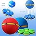 Peocryy Magic Bouncing Ball, Magic Flying Saucer Bouncy Ball, Pop up, Dual Form Freely Switchable Toy with 6 Light, Parent-Child Interaction, Suitable for Indoor & Outdoor