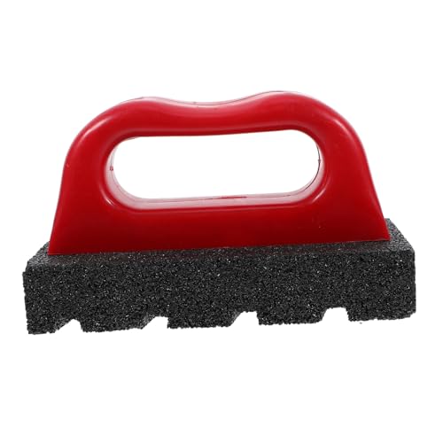 Veemoon Strumento Per Strofinare Mattoni Con Manico Scanalato, Lisciante Per Cemento Ad Alta Efficienza, Raschietto Durevole Per Pulizia e Rifinitura Di Superfici in Calcestruzzo e Muratura