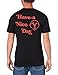True Religion Men's SS Have A Nice Day Puff Tee, Jet Black, XXXL